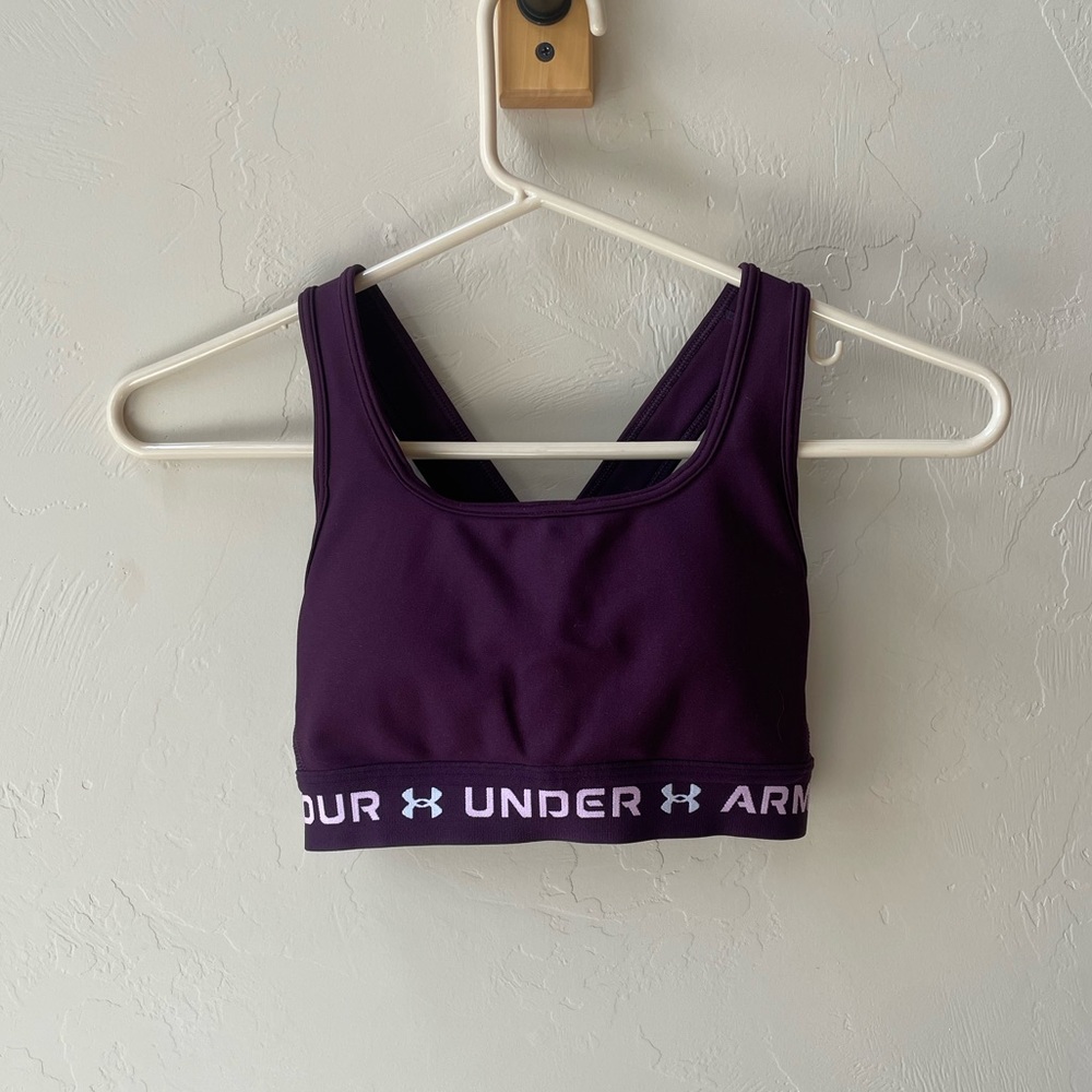 Under Armour purple women’s cross sports bra